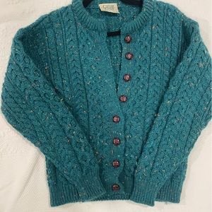 Carraig Donn wool button up sweater